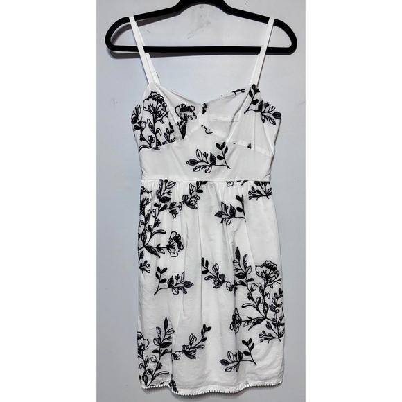 J.Crew Y2K Babydoll Mini Sundress‎ Embroidered Romantic Prairie Festival Preppy - Picture 1 of 7